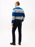 Blue Denton Straight Corduroy Chinos  Men