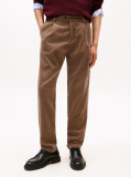 Brown Harlem Pleated Tapered Corduroy Chinos  Men