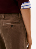 Brown Harlem Pleated Tapered Corduroy Chinos  Men