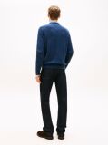 Blue Wool Blend Donegal Knit Jumper  Men