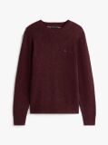 Red Wool Blend Donegal Knit Jumper  Men
