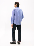 Blue TH Flex Regular Fit Gingham Shirt  Men