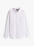 White Slim Fit Yarn Dyed Dobby Shirt  Men