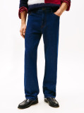 Blue Relaxed Straight Leg Jeans  Men
