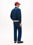 Blue Water Repellent Relaxed Bomber Jacket  Men