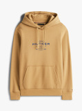 Brown Oval Graphic Hoodie  Men