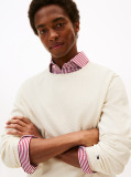 Beige Smart Casual Thermoregulating Rib-Knit Jumper  Men