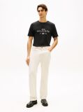 Black Logo Graphic Jersey Crew Neck T-Shirt  Men