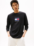 Black Flag Graphic Jersey Long Sleeve T-Shirt  Men