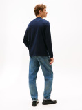 Blue Flag Graphic Jersey Long Sleeve T-Shirt  Men