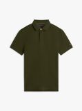 Green Regular Fit Concealed Plaquet Polo Shirt  Men