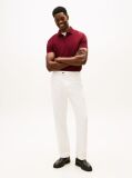 Red Regular Fit Concealed Plaquet Polo Shirt  Men