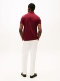 Red Regular Fit Concealed Plaquet Polo Shirt  Men