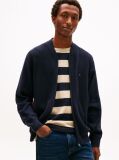 Blue Flag Emboidery Zip Through Cardigan  Men