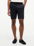 Blue Denton Print Slim 9.5" Inseam Chino Shorts  Men