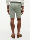 Grey Denton Print Slim 9.5" Inseam Chino Shorts  Men