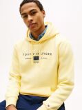 Yellow Logo Terry Drawstring Hoody  Men