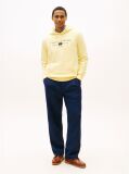 Yellow Logo Terry Drawstring Hoody  Men