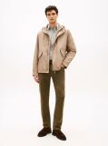 Beige Lightweight Packable Hooded Jacket  Men