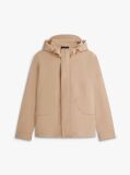 Beige Lightweight Packable Hooded Jacket  Men