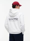 White Back Graphic Relaxed Terry Hoody  Men
