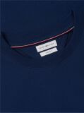 Blue Mixed Texture T-Shirt  Men