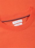 Orange Mixed Texture T-Shirt  Men