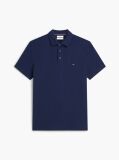 Blue Regular Fit Mesh Jersey Polo Shirt  Men