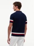 Blue Regular Fit Signature Textured Polo Shirt  Men