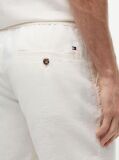 Beige Dover Linen Blend 8" Inseam Chino Shorts  Men