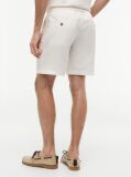 Beige Dover Linen Blend 8" Inseam Chino Shorts  Men