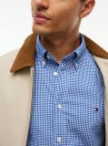 Blue Regular Fit Flex Gingham Shirt  Men