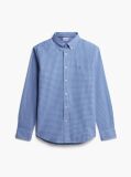 Blue Regular Fit Flex Gingham Shirt  Men