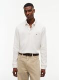 Beige Regular Waffle Long Sleeve Polo Shirt  Men