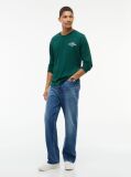 Green 1985 Graphic Long Sleeve T-Shirt  Men