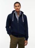 Blue Flag Embroidery Fleece Zip-Thru Hoody  Men