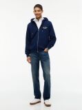 Blue Back Graphic Terry Zip-Thru Hoody  Men