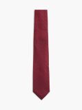 Red New York Label Silk Jacquard Tie  Men
