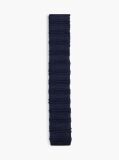 Blue New York Label Pure Silk Knit Tie  Men