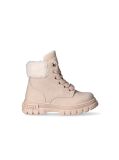 Beige Lace-Up Boots  Girls
