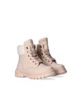 Beige Lace-Up Boots  Girls
