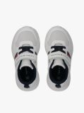 White Flag Mesh Hook And Loop Sneakers  Kids Unisex