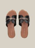 Black Chain Mules   Girls