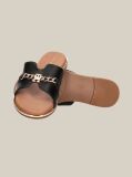 Black Chain Mules   Girls