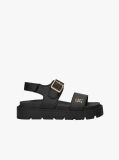 Black TH Monogram Plaque Sandals  Girls