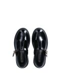 Black Block Heel Low Cut Shoes  Girls