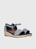 Blue Rope Wedge Sandal  Girls