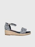 Blue Rope Wedge Sandal  Girls
