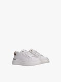 White Lace-Up Sneakers  Girls