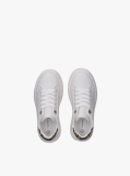 White Lace-Up Sneakers  Girls